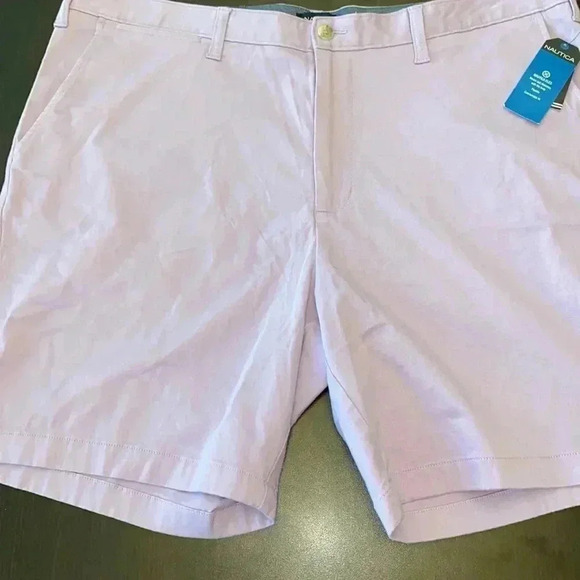 NWT NAUTICA CLIPPER SHORT CLASSIC FIT  MENS SIZE 42 INSEAM IS 8.5 “ LAVENDWR - Picture 2 of 11